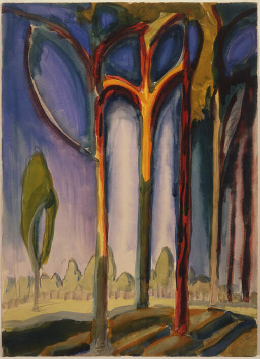 Untitled (Gothic Window Trees)