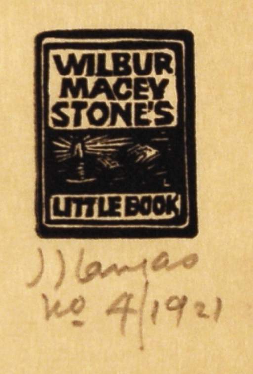 Wilbur Macey Stone's Little Book [Bookplate]