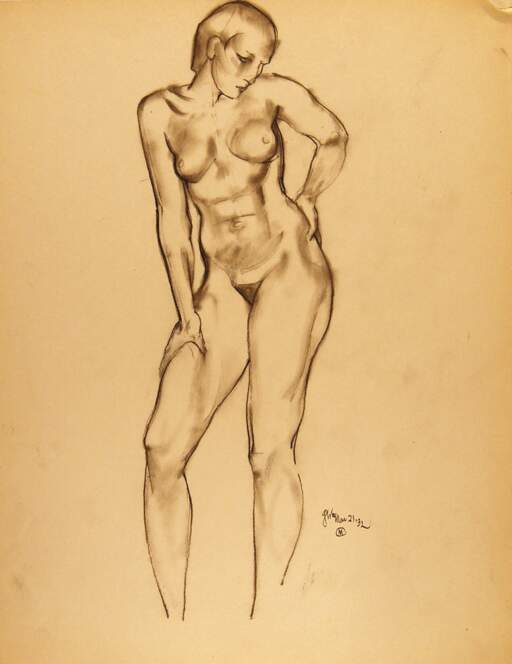 Standing Female Nude