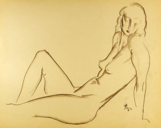 Seated Female Nude