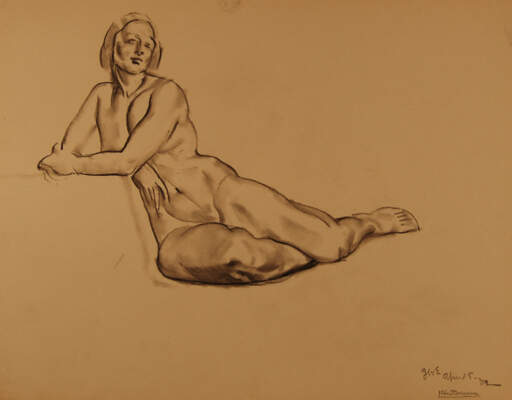 Seated Female Nude