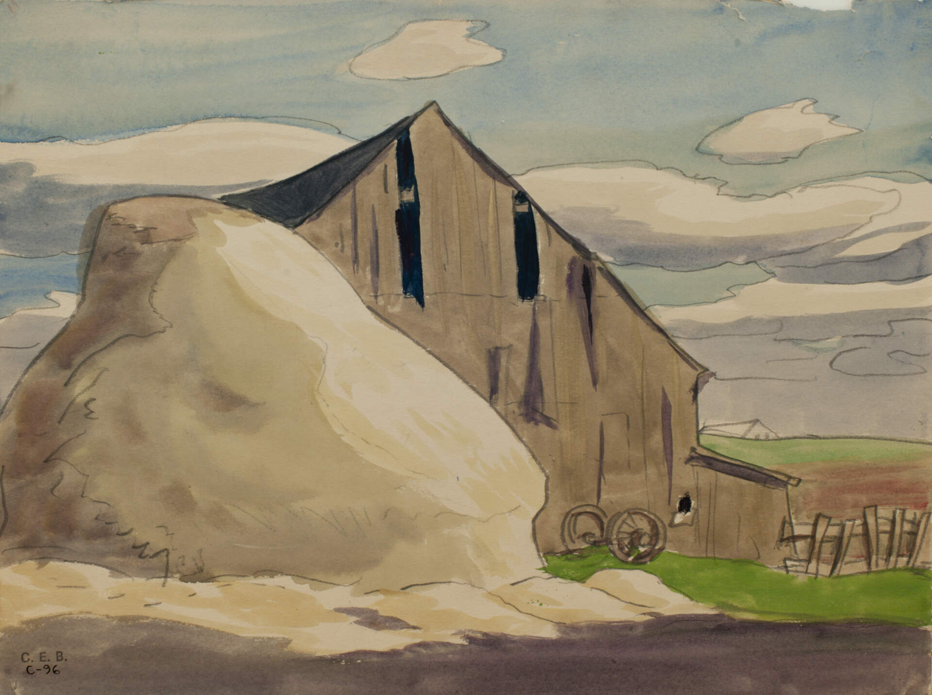 Barn and Haystack