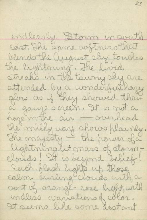 Untitled (Journal Page), Pg 33