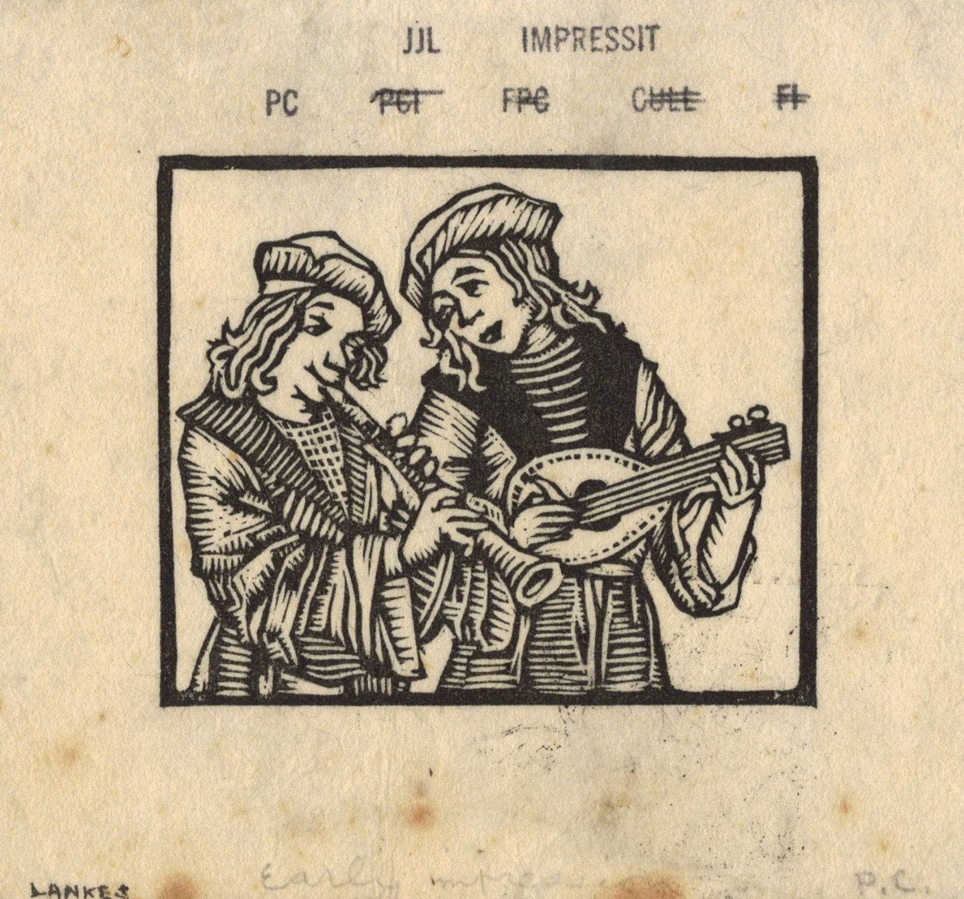 Two Medieval Musicians