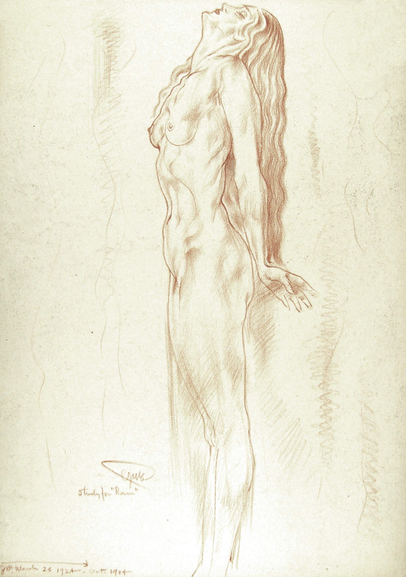 Standing Female Nude