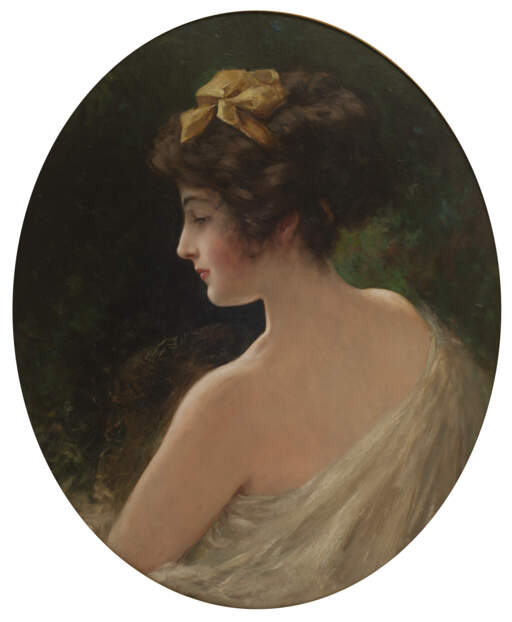 A Study in Beauty [portrait of a woman]