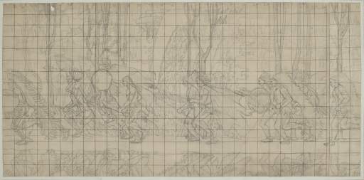 Untitled (Expansion Sketch for Hiawatha Mural)