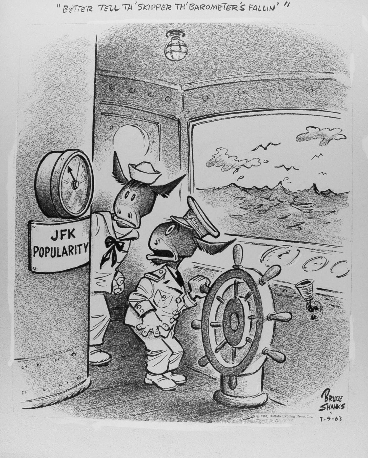"Better Tell Th' Skipper Th' Barometer's Fallin'"