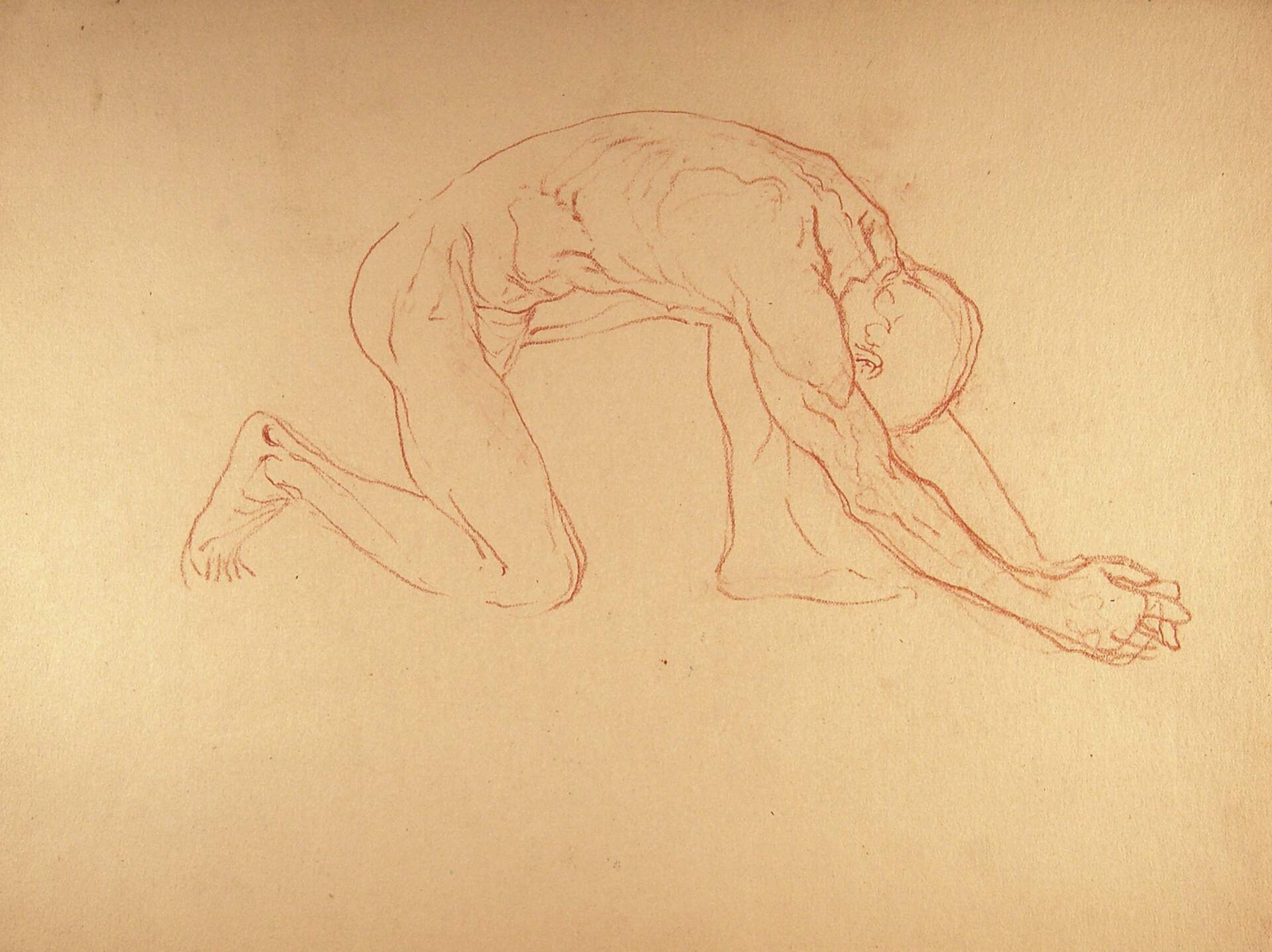 Kneeling Male Nude