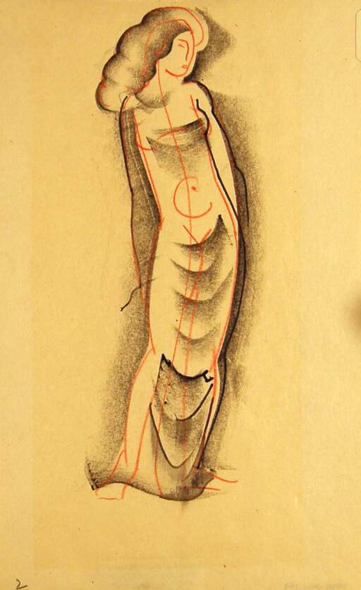 Figure Sequence II, Sketches Prepared for Class Demon-Strations