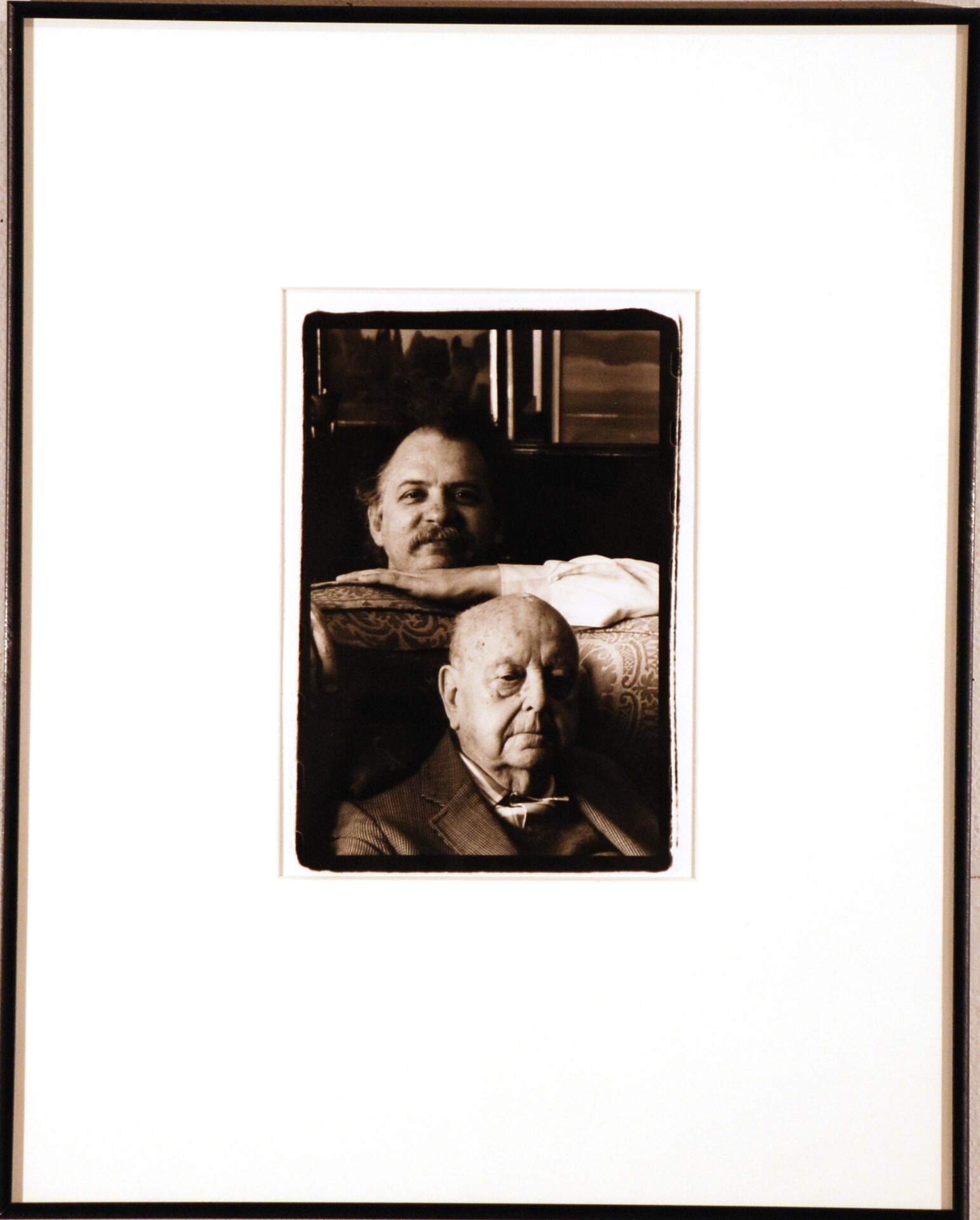 Untitled [Yvar Mikhashoff and Virgil Thomson in Thomson’s New York apartment]
