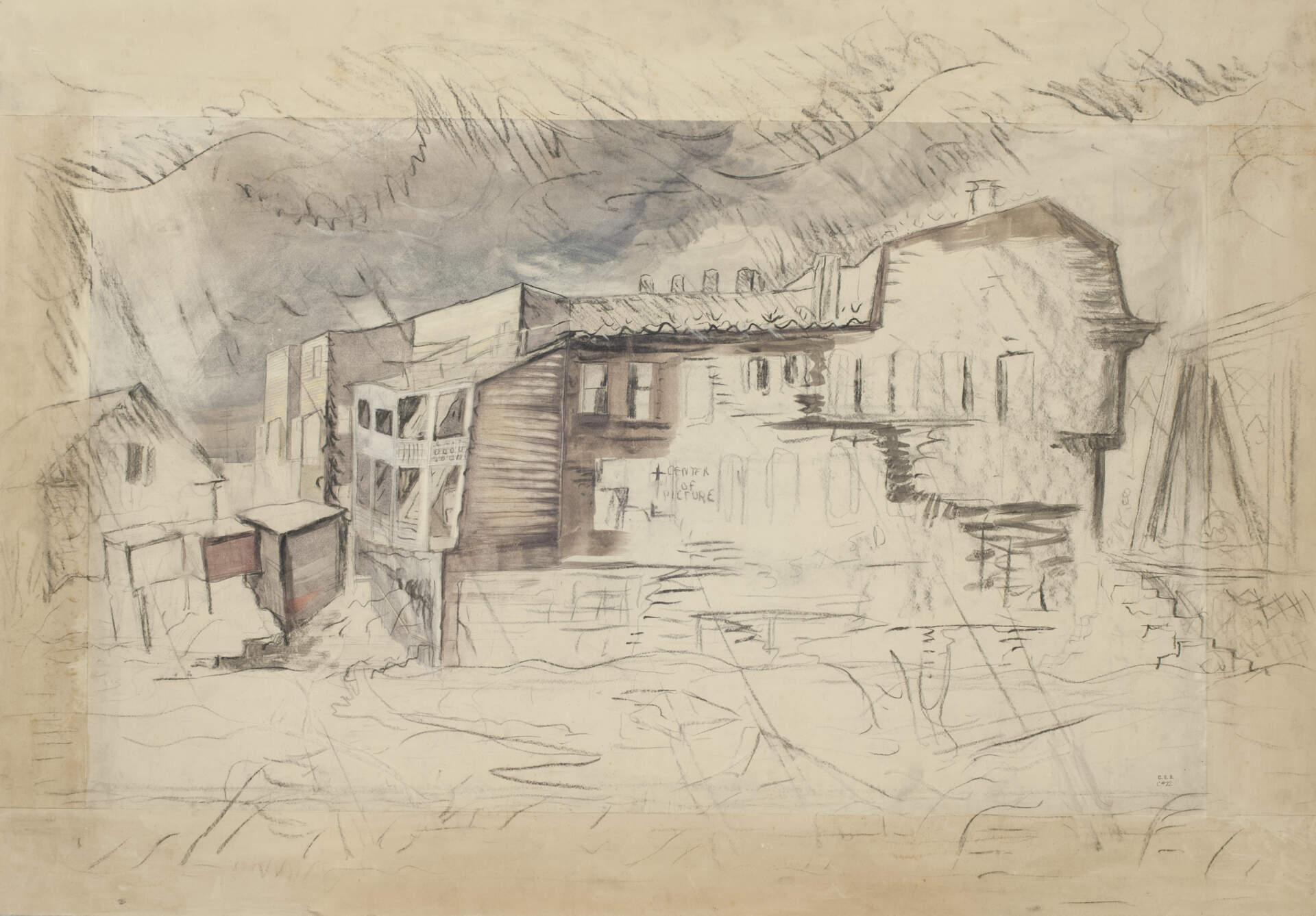 Old House by Creek, No.2