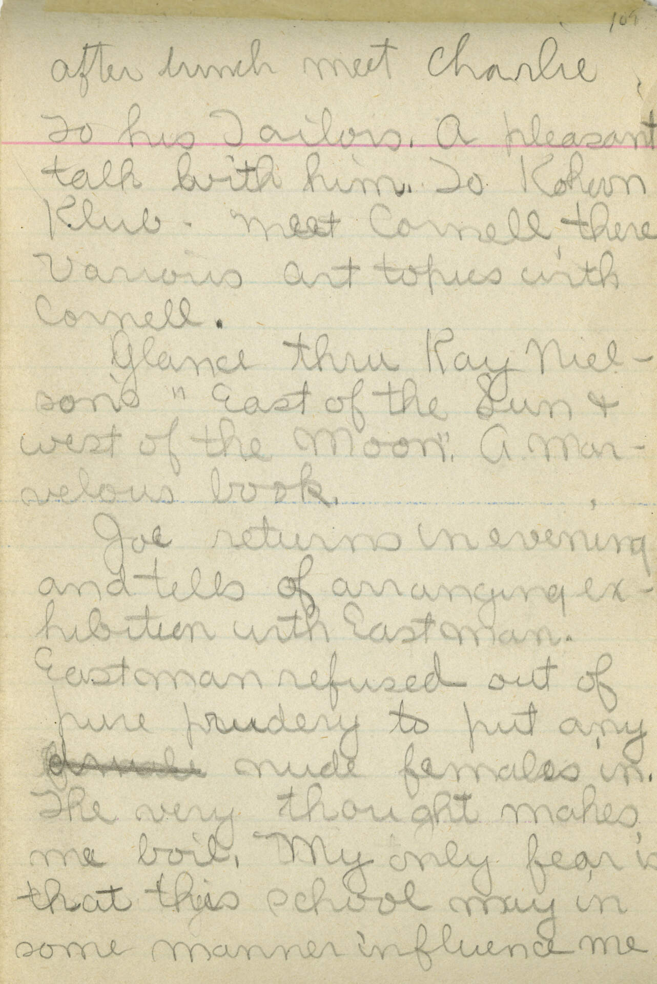 Untitled (Journal Page 109)