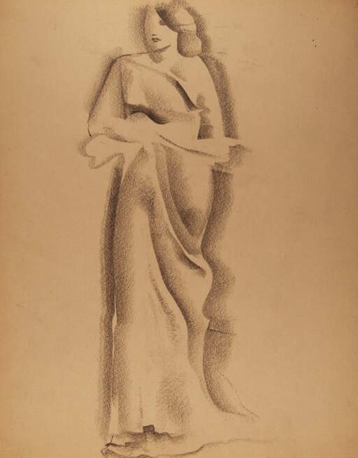 Draped Standing Female