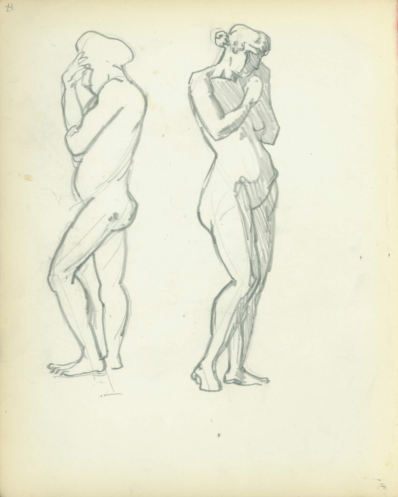 Untitled (female figure sketch)