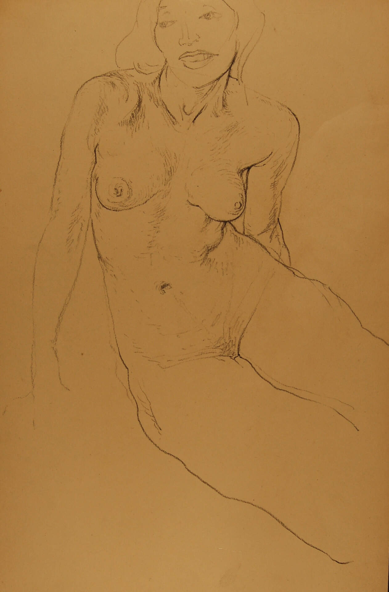 Seated Female Nude