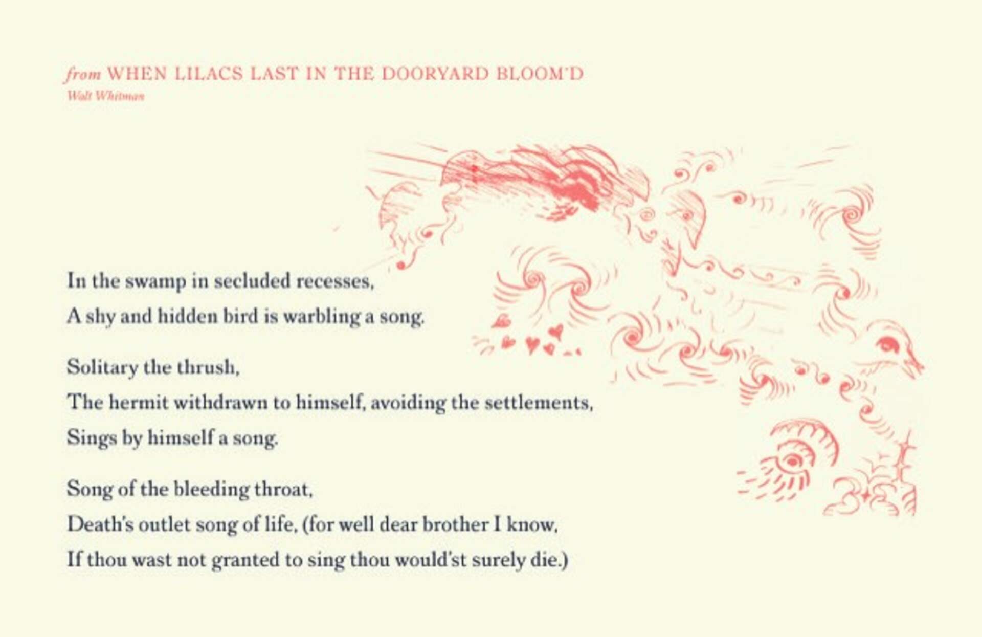 from When Lilacs Last in the Dooryard Bloom'd-thrush song