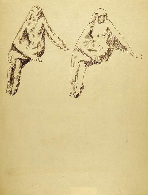 Two Seated Females