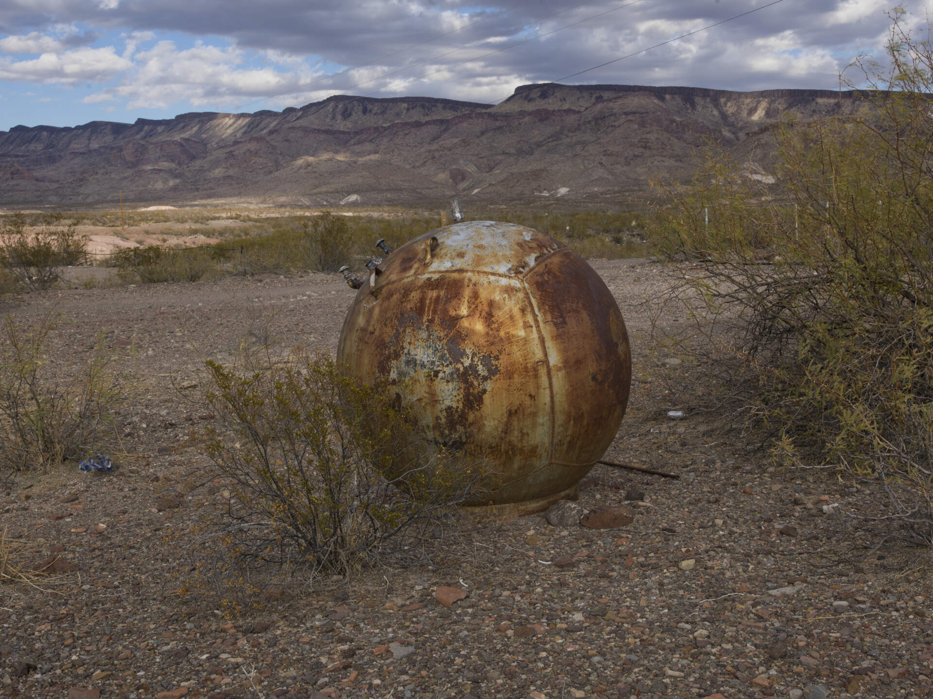 Tank, Chihuahuan Desert Near Candelaria, Texas