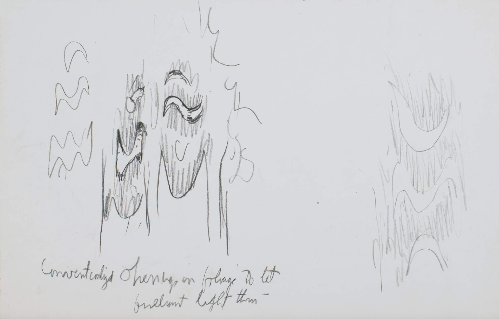Study for Haunted Twilight (Conventionalize Openings) 
