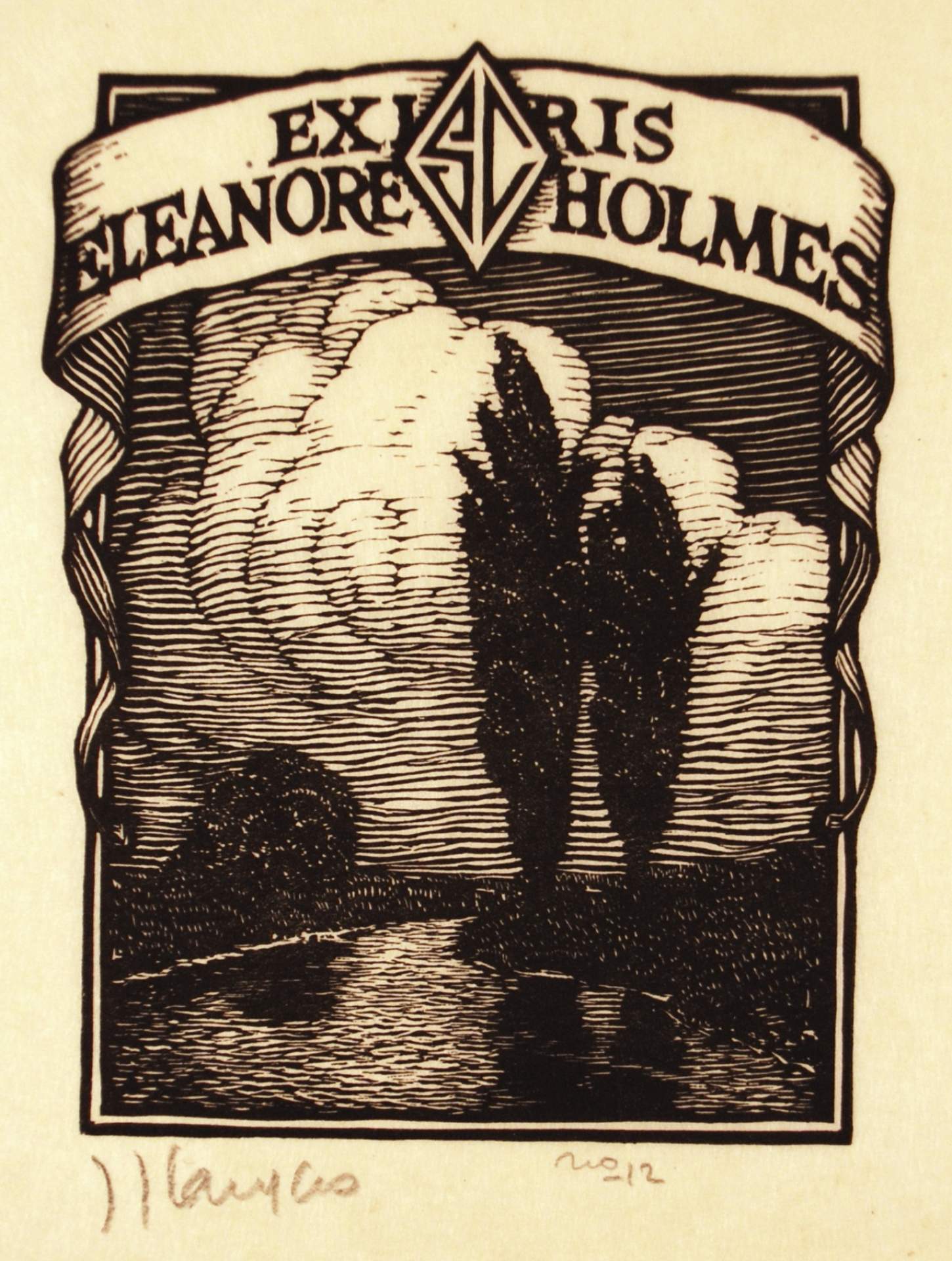 Eleanor Holmes Bookplate