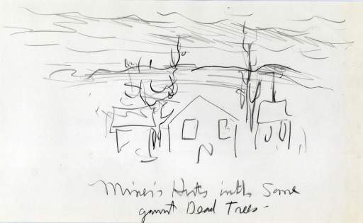 Untitled (Miner’s Huts with Some Gaunt Dead Trees)