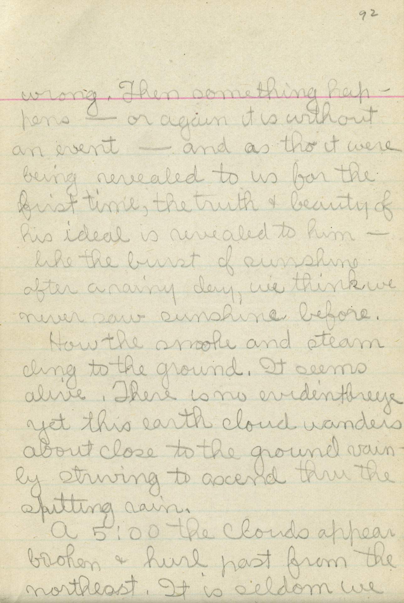 Untitled (Journal Page), Pg 92