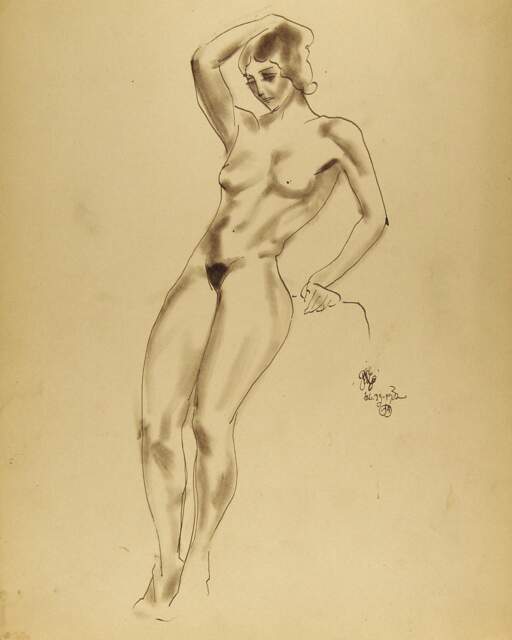 Standing Female Nude