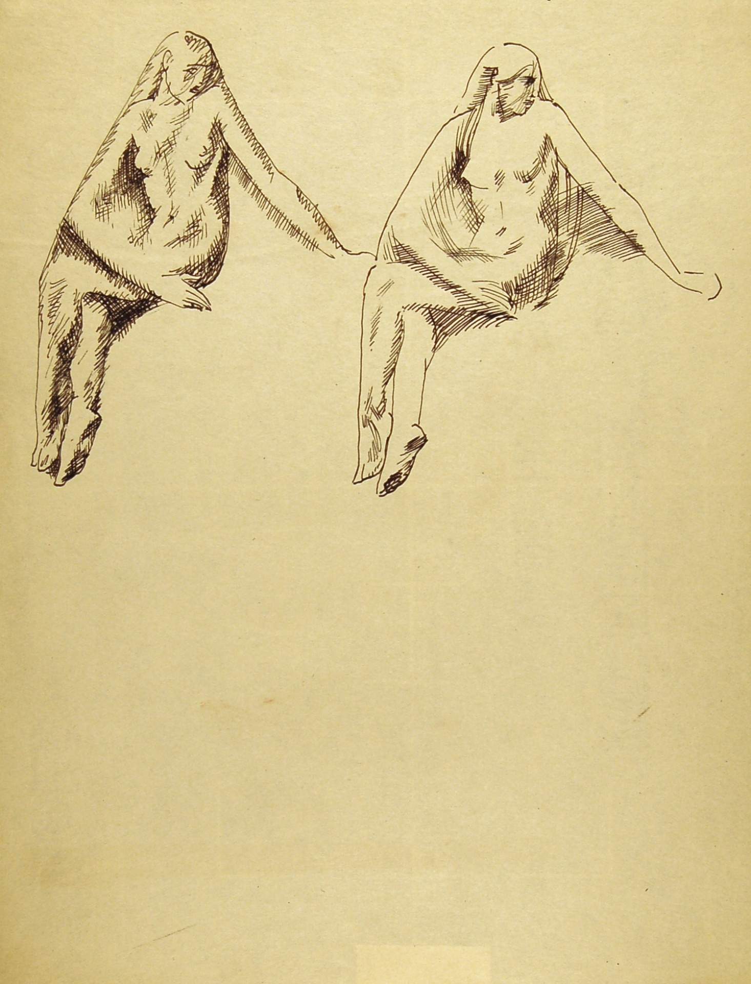 Two Seated Females