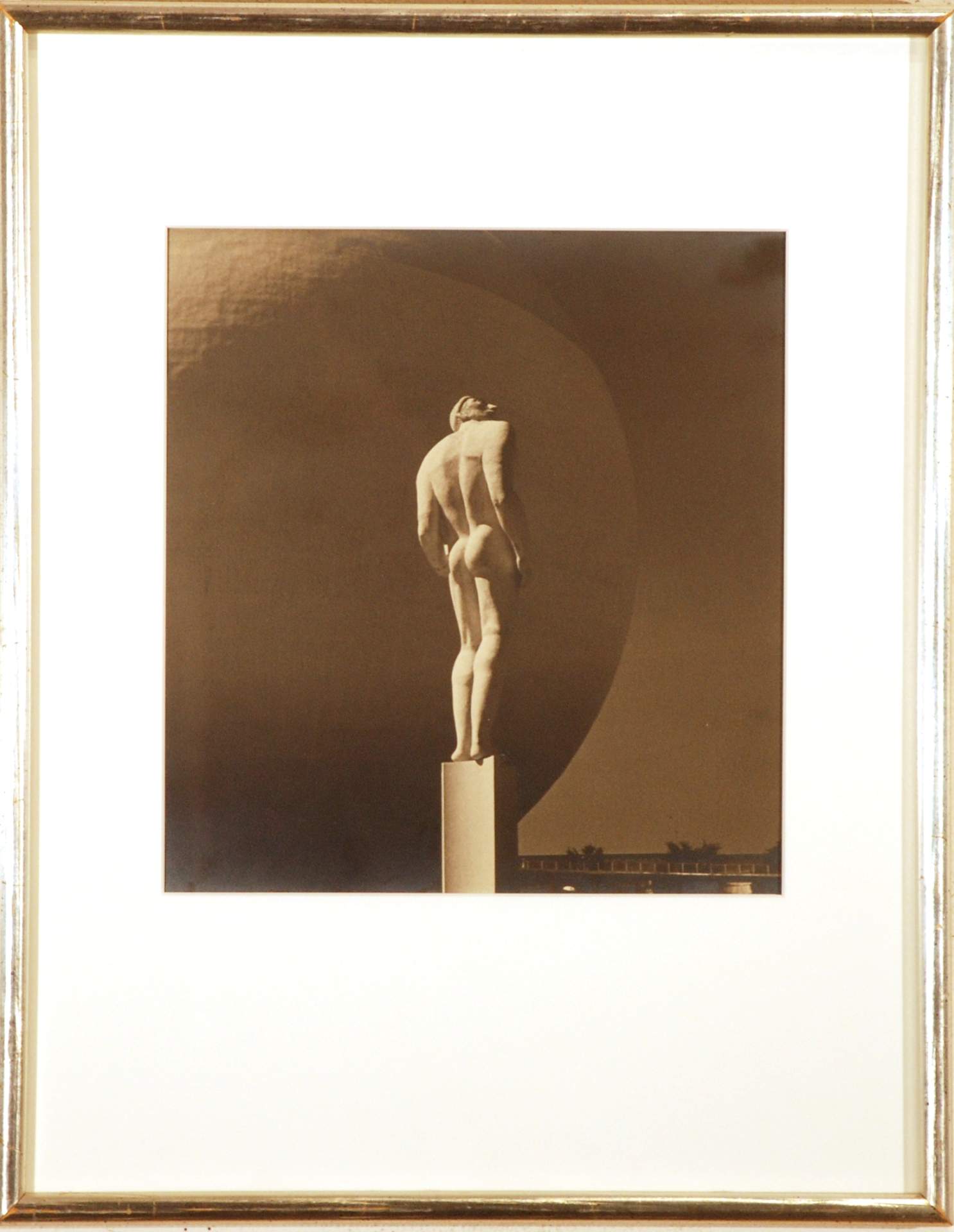 Untitled [The Astronomer by Carl Milles by The Perisphere at the New York World's Fair, 1939-40]
