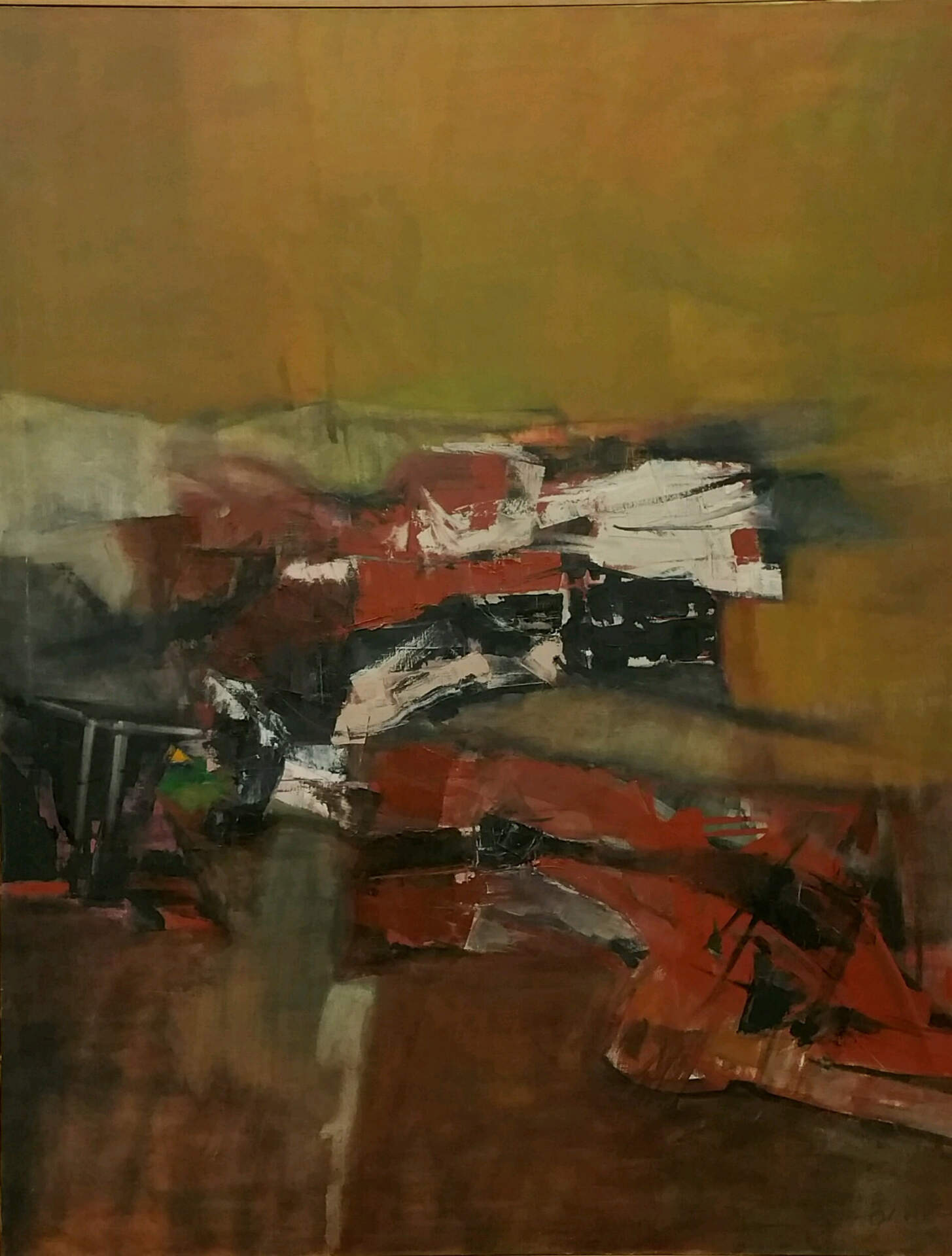 Brown Interiors (aka Brown and Gold landscape]