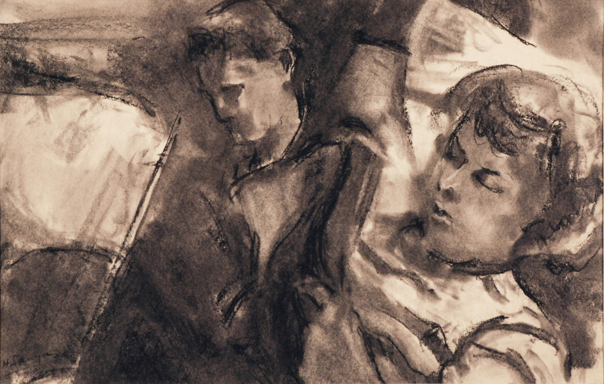 Untitled [female and male figures]