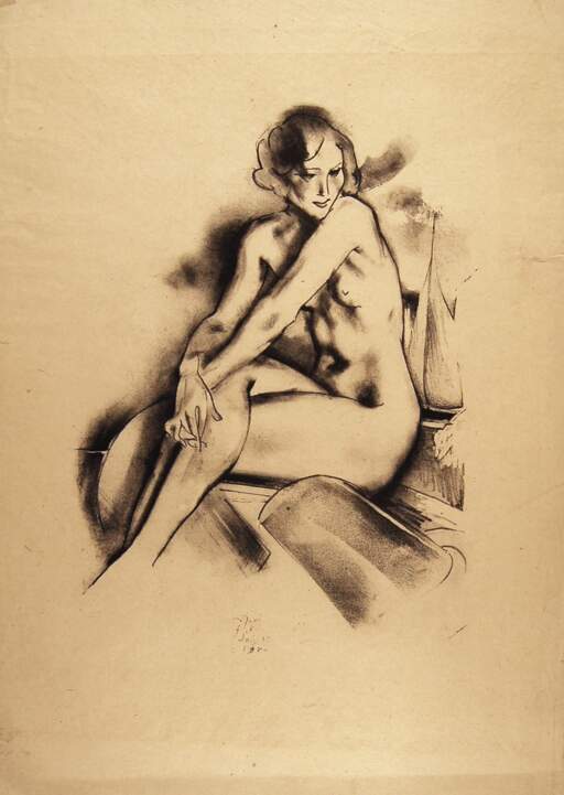 Seated Female Nude