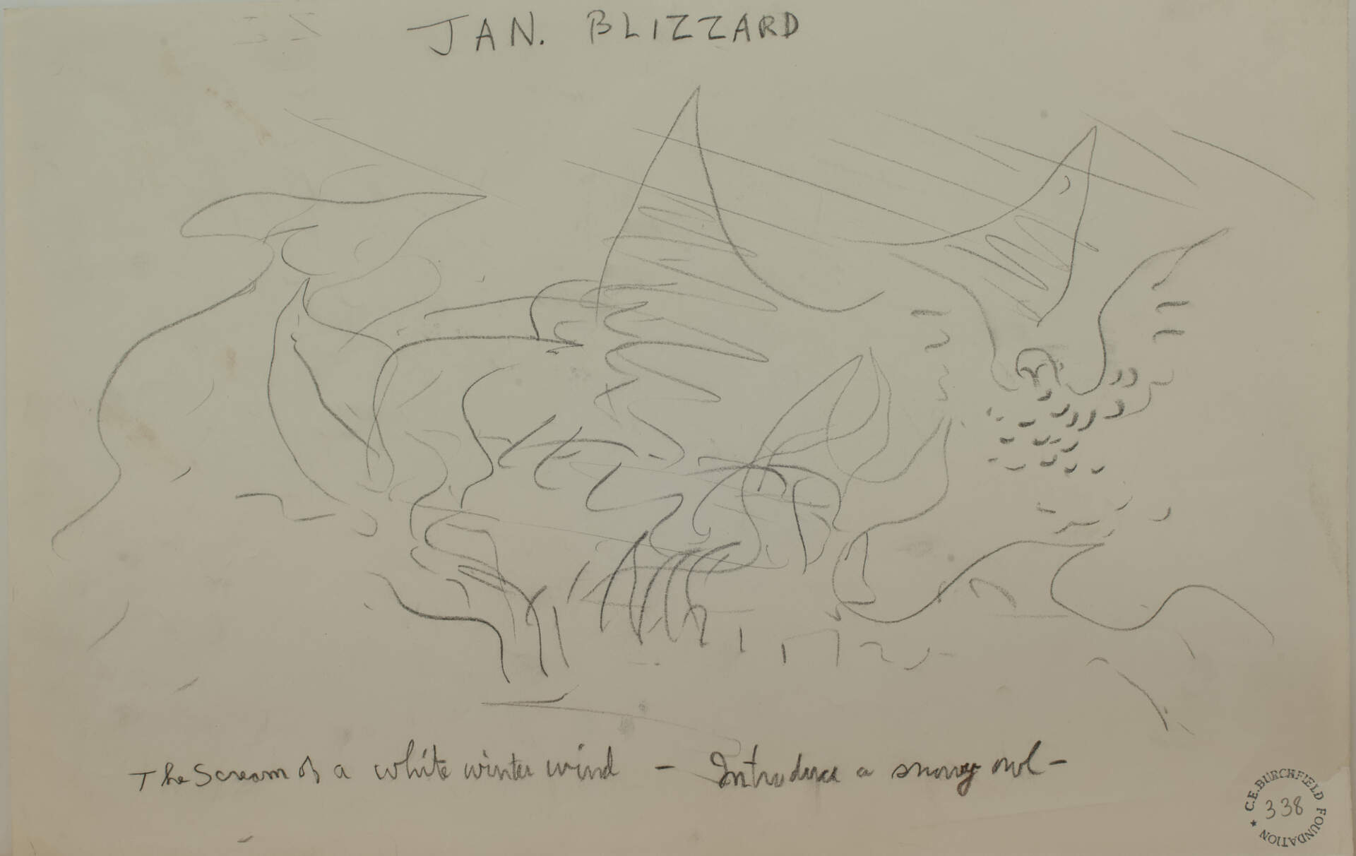 January Blizzard (The Scream of a White Winter Wind)