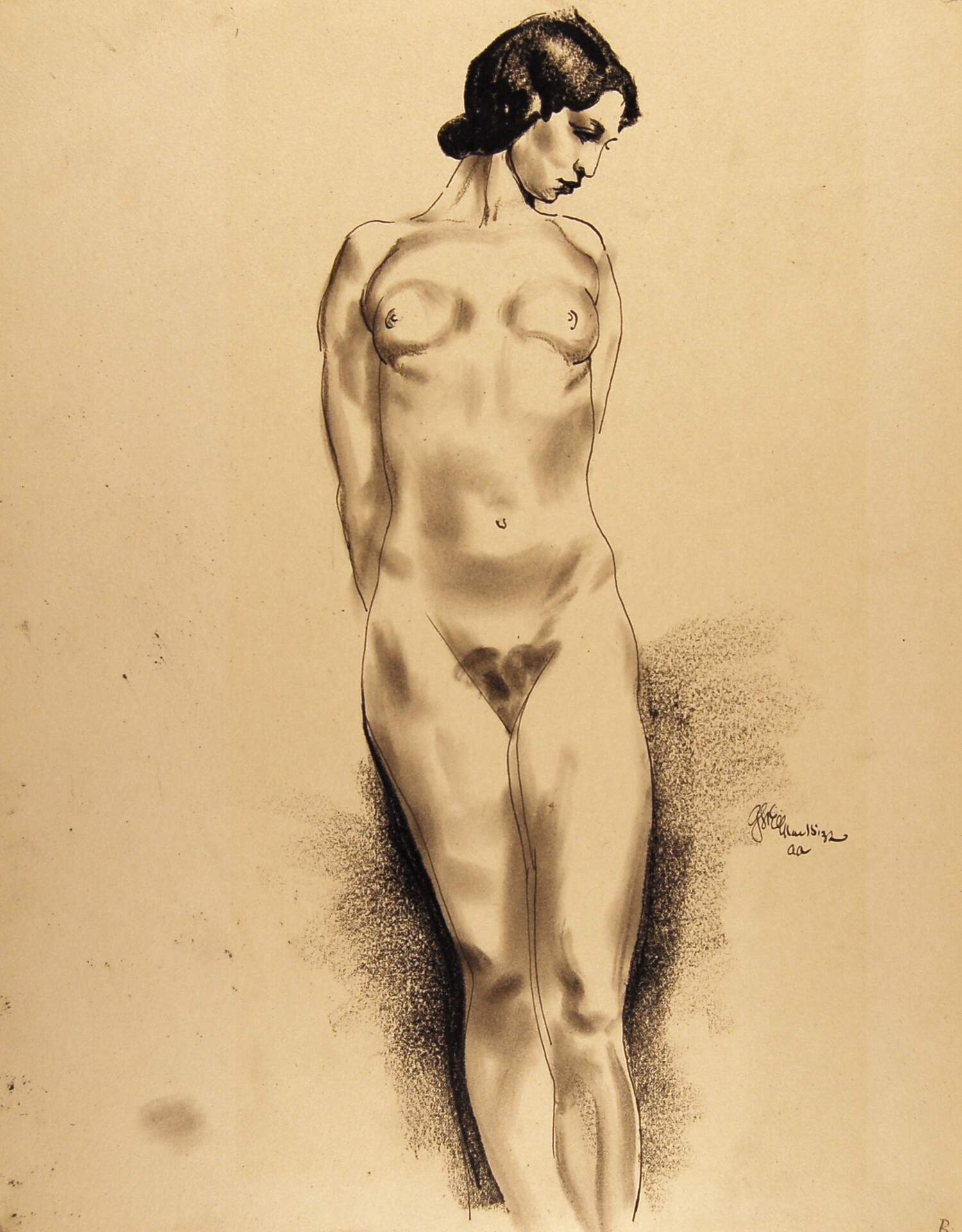 Standing Female Nude