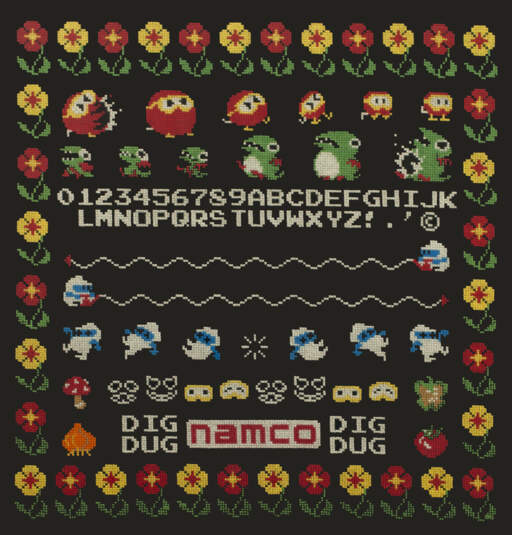 Dig Dug Sprite Sampler