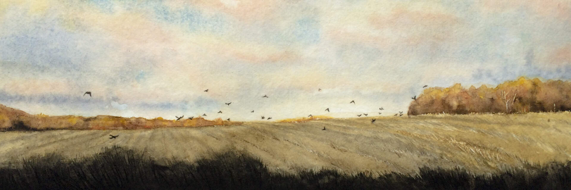 Layered Washes: Building Captivating Backgrounds & Atmospheric Skies