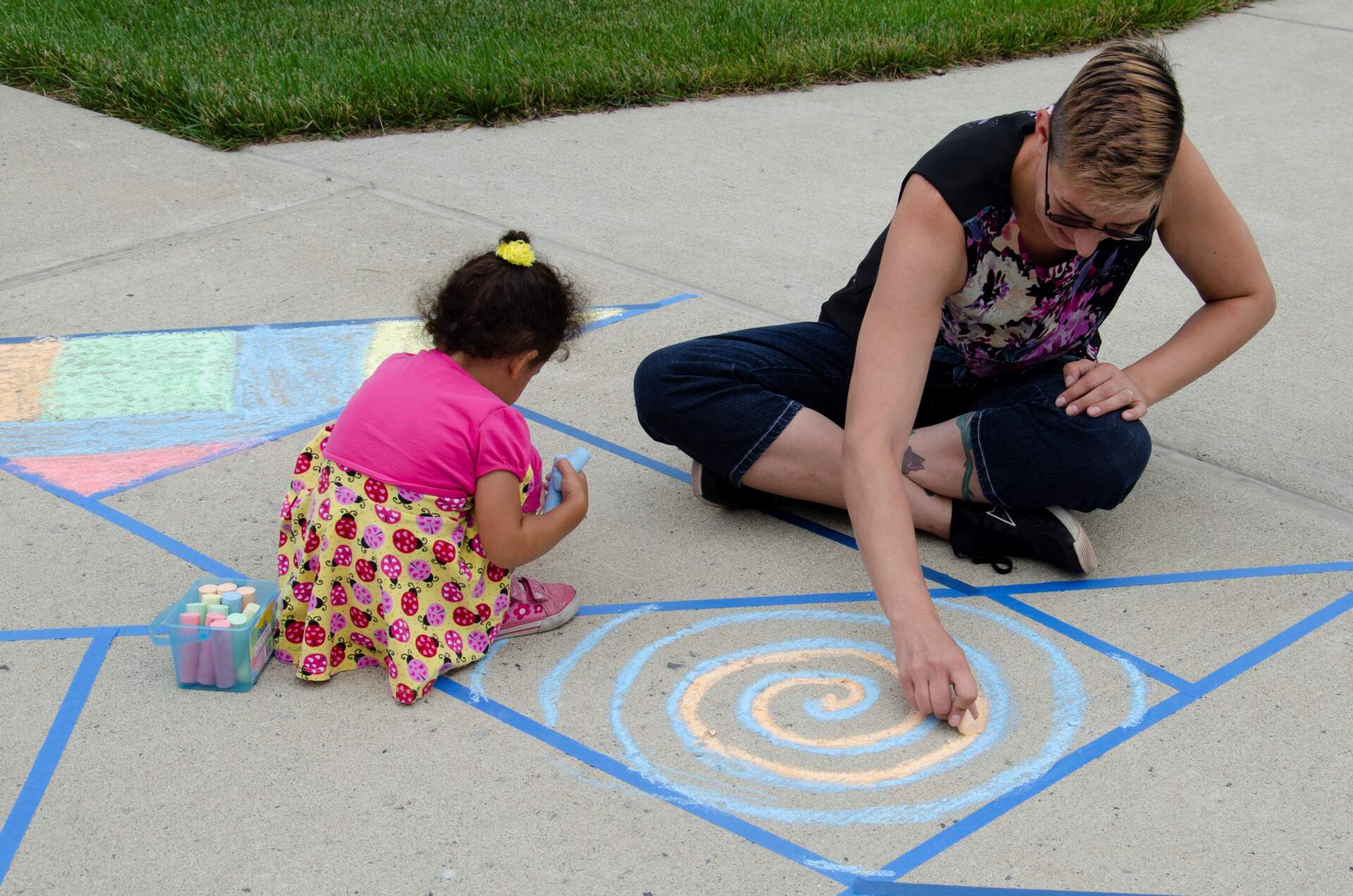 Stained Glass Chalk Art (3)