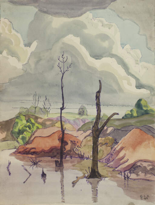 Landscape with Pink Rocks