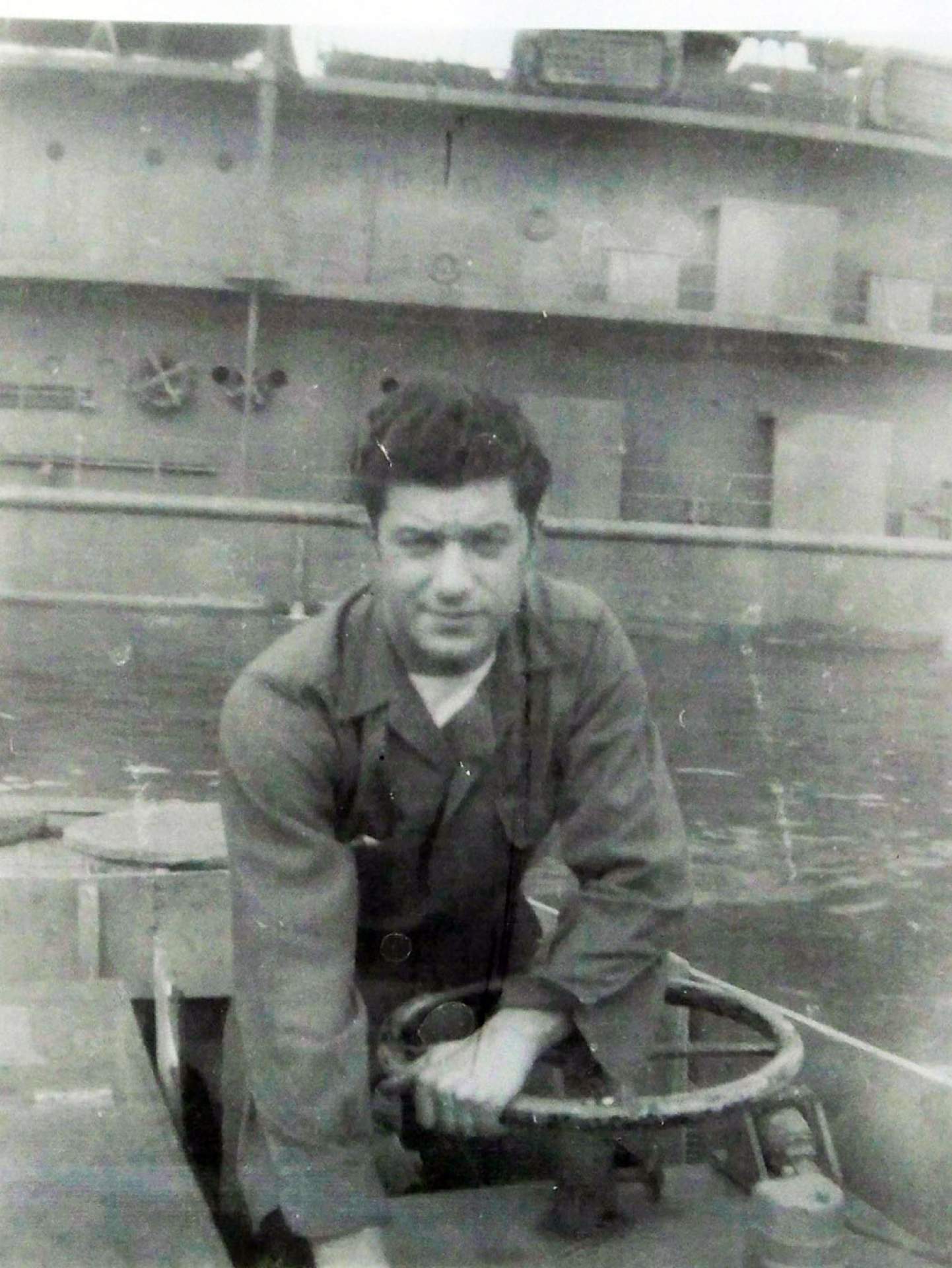 Joe Orffeo in the Navy during WWII