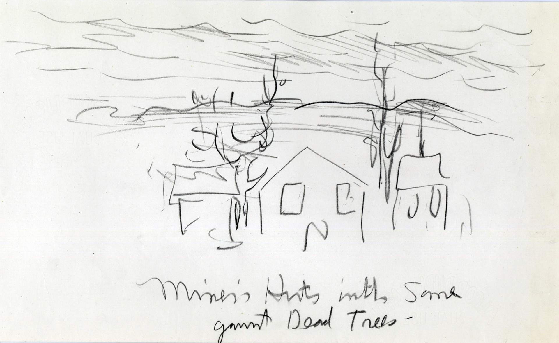 Untitled (Miner’s Huts with Some Gaunt Dead Trees)