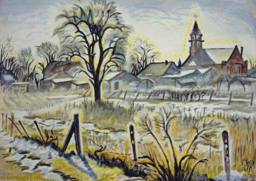 Church in Early Spring