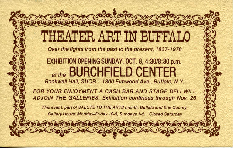 Theater Art in Buffalo