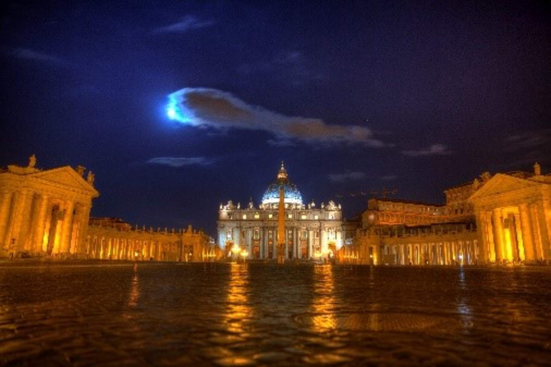 Untitled (St. Peter’s Square and Basilica with Obelisk, Vatican City)