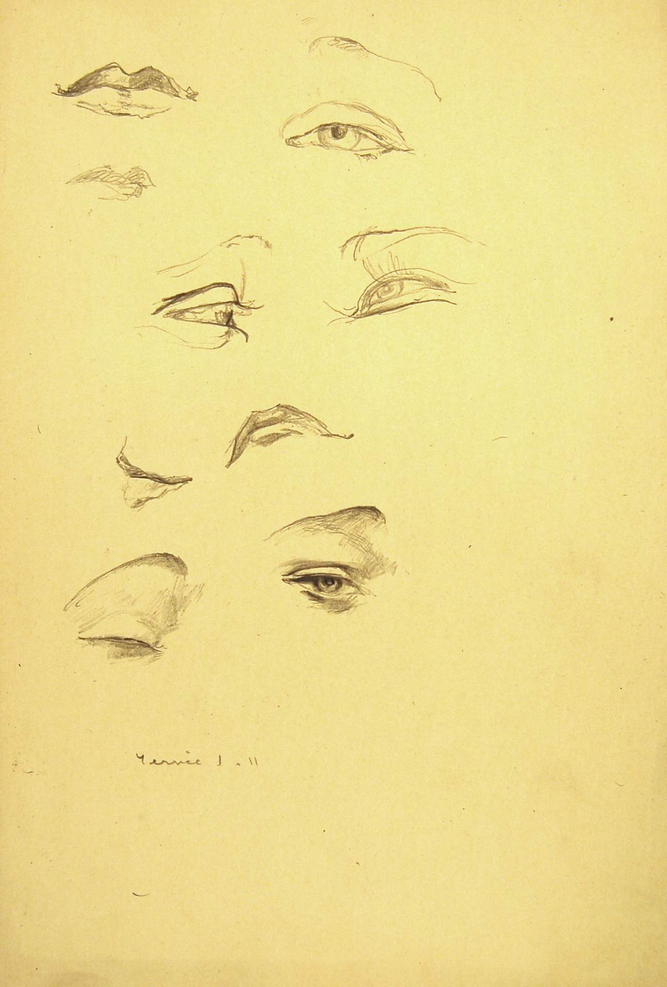 Sketches of Eyes and Mouths
