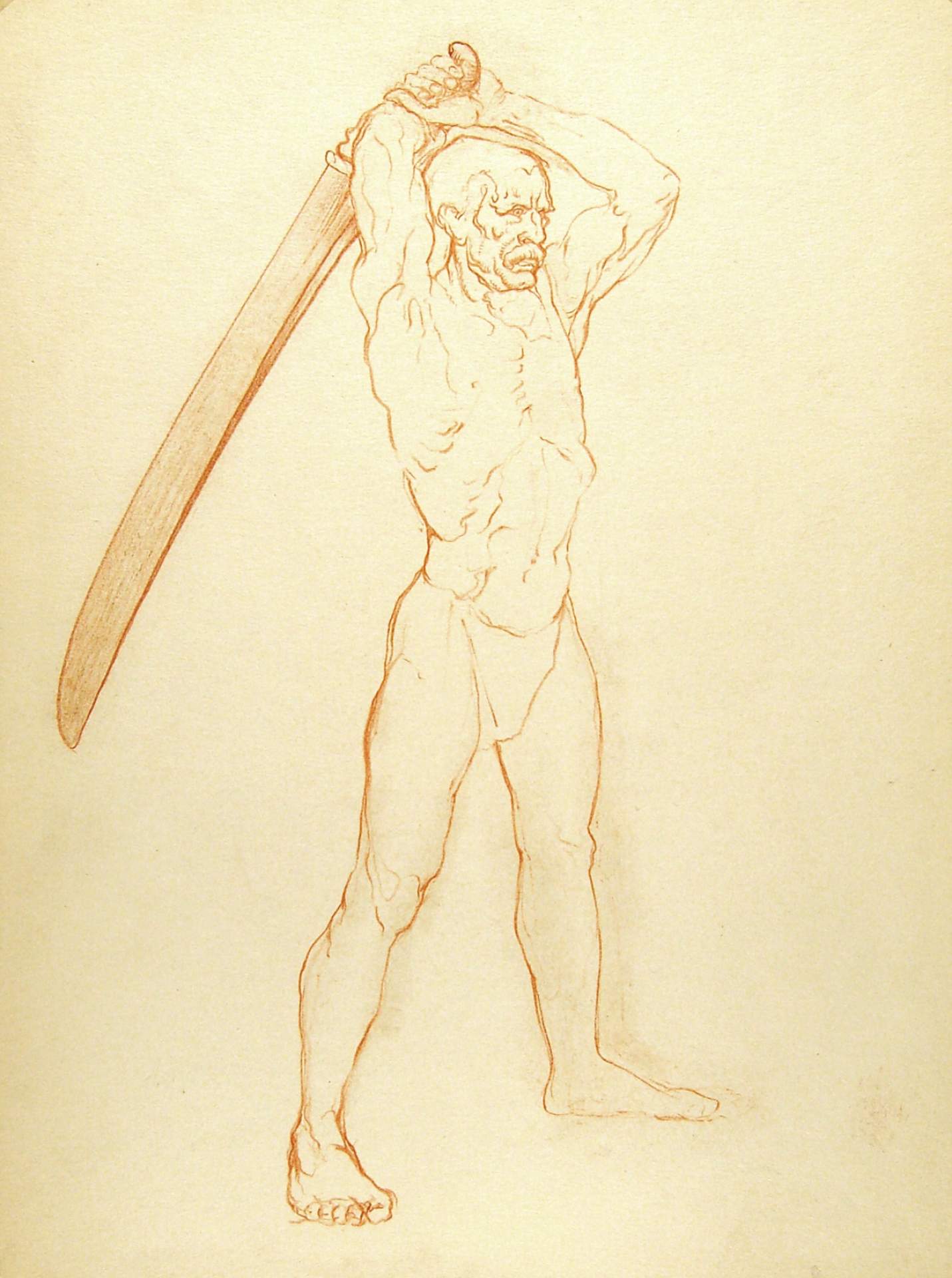 Male Nude with Sword