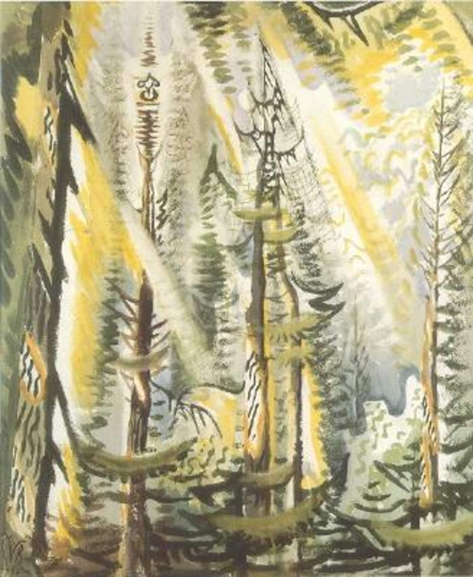 Charles E. Burchfield, Autograph letter to Dr. Theodor W. Braasch, April 29, 1960, postmarked April 30, 1960