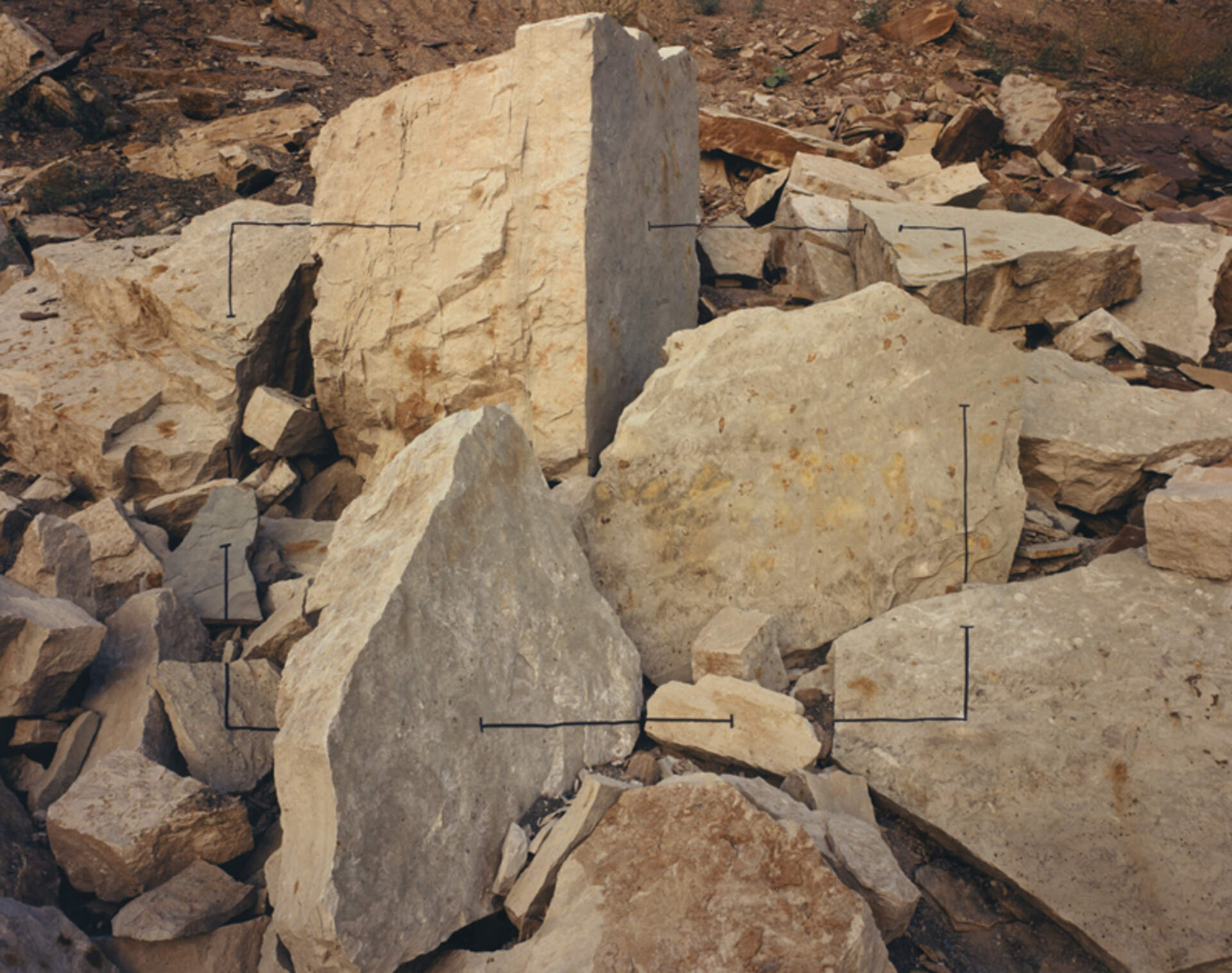 Pink Rock Rectangle, Artpark, Lewiston, New York from Altered Landscapes
