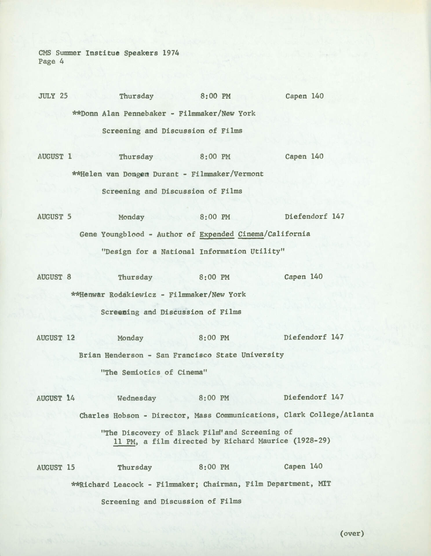 Untitled (CMS Summer Institute Speakers)