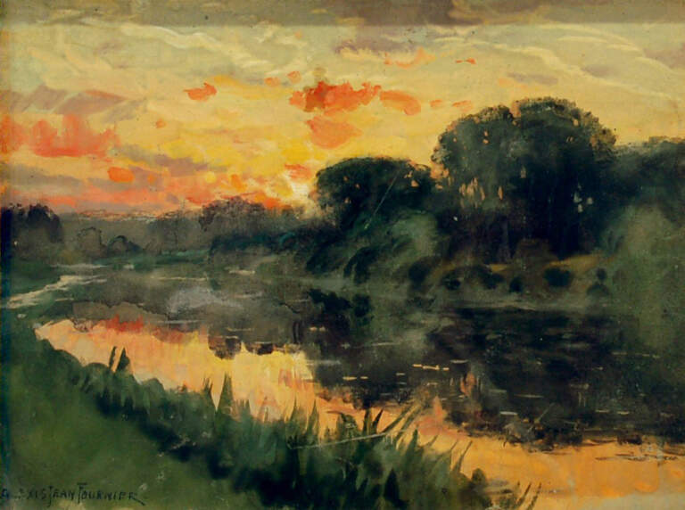 Alexis Jean Fournier, A Barbizon in East Aurora
